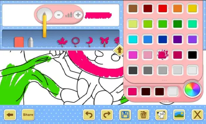 Kid Coloring Book HD android App screenshot 4